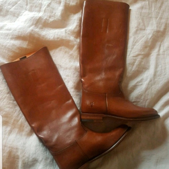 NEW Frye Abigail Riding Boot in Whiskey - Picture 1 of 4